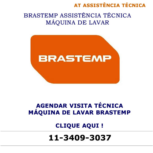 Agendar visita técnica máquina de lavar Brastemp