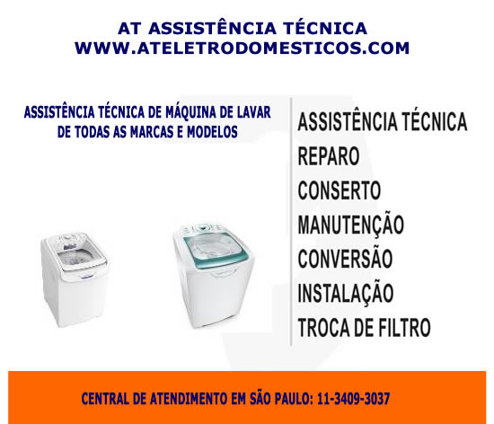 Assistência técnica máquina de lavar