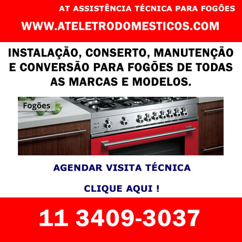 Agendar visita técnica fogão em São Paulo