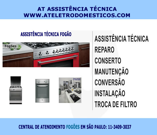Assistência técnica fogão São Paulo