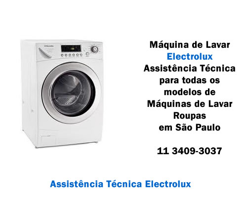 Máquina de lavar Electrolux assistência técnica